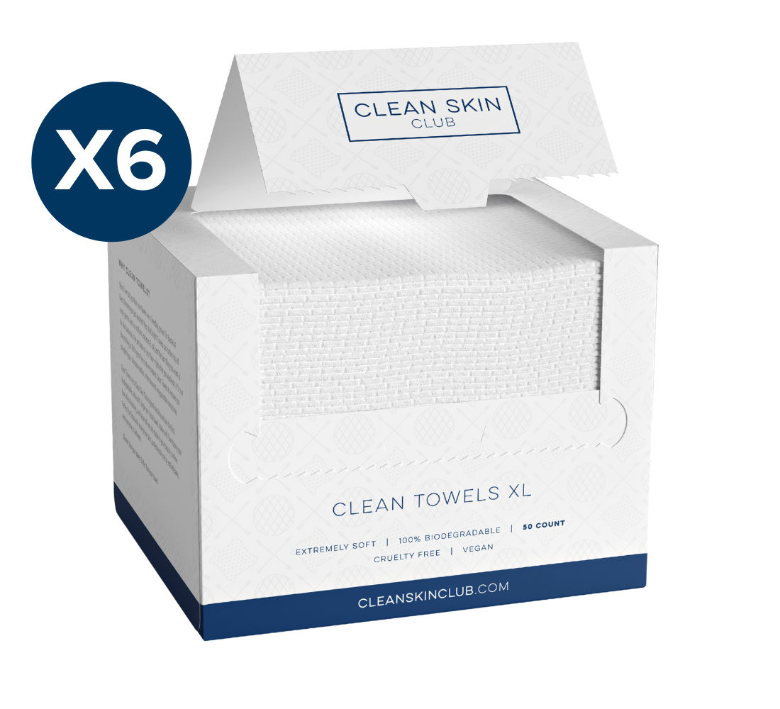 Clean Skin Club Clean Towels XL, Biobased Face Towel, Disposable Face  Towelette, Facial Washcloth, Makeup Remover Dry Wipes, Ultra Soft, 50 ct, 1  pack — EJS INTERNATIONAL